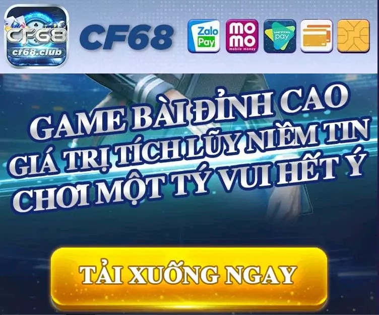 giao diện tải cf68 app