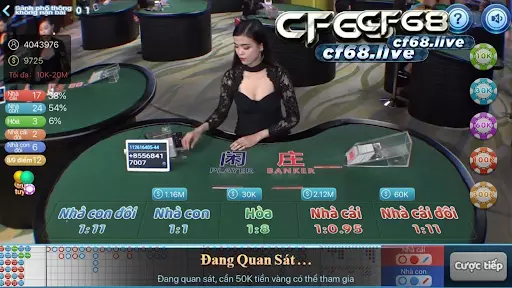 Game bài baccarat cf68