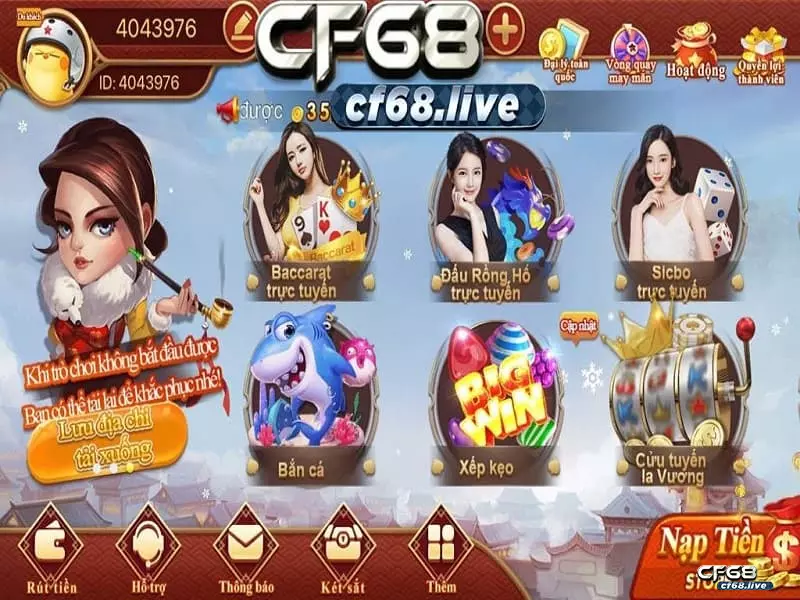 CF68 Casino là gì? Trang game kiếm tiền đẳng cấp số 1 Việt Nam