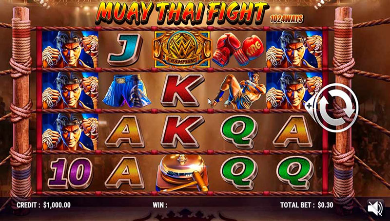 Muay thai slot game có tính năng đổi thưởng hấp dẫn