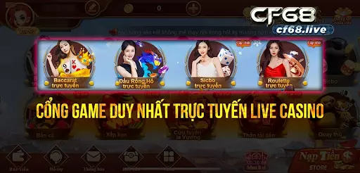 Tham gia giải trí với game bài tại cf68