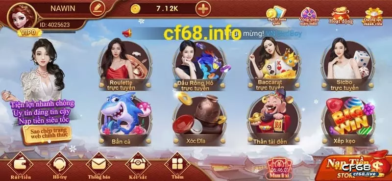 Khám phá cách chơi game cf68 kiếm tiền online siêu dễ