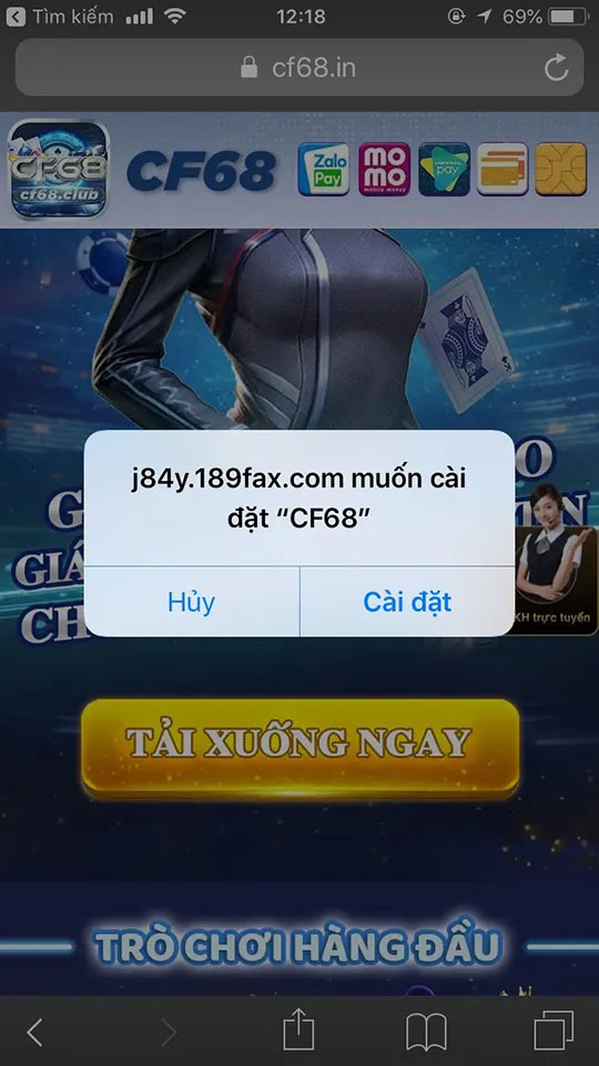 Hoàn tất cài đặt tải game iOs cho điện thoại iPhone