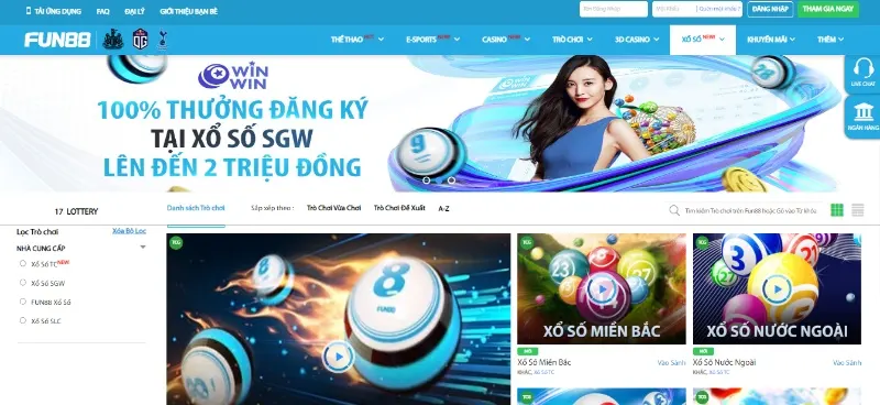 Hệ thống khuyến mãi hấp dẫn và nổi bật của Fun88 casino