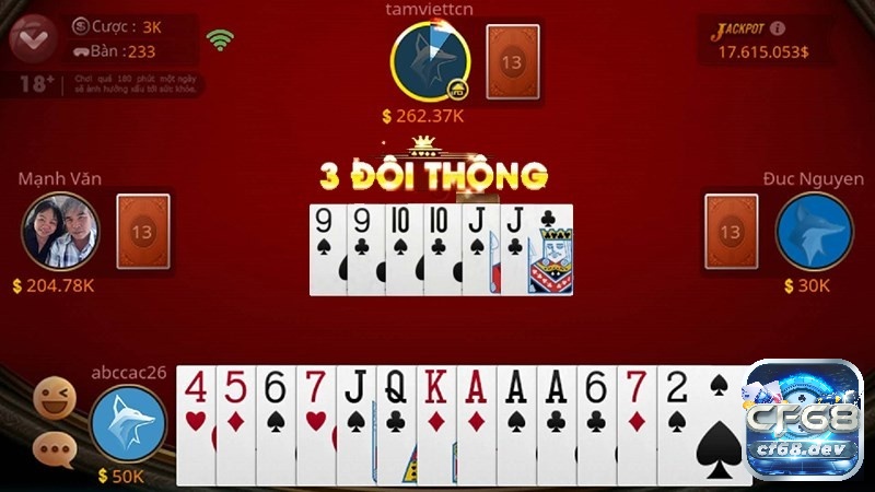 Tiến lên miền Nam luôn được ưa chuộng tại các cổng game