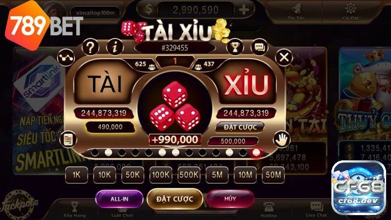 Bet789 tài xỉu - Những ưu điểm tuyệt vời bạn nên tham gia tại Bet789