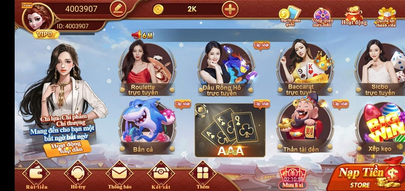 Trải nghiệm chơi casino trực tuyến hiệu quả hấp dẫn trên CF68