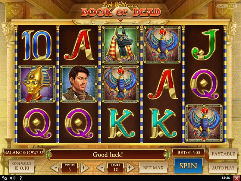 Khám phá slot game Book of Dead