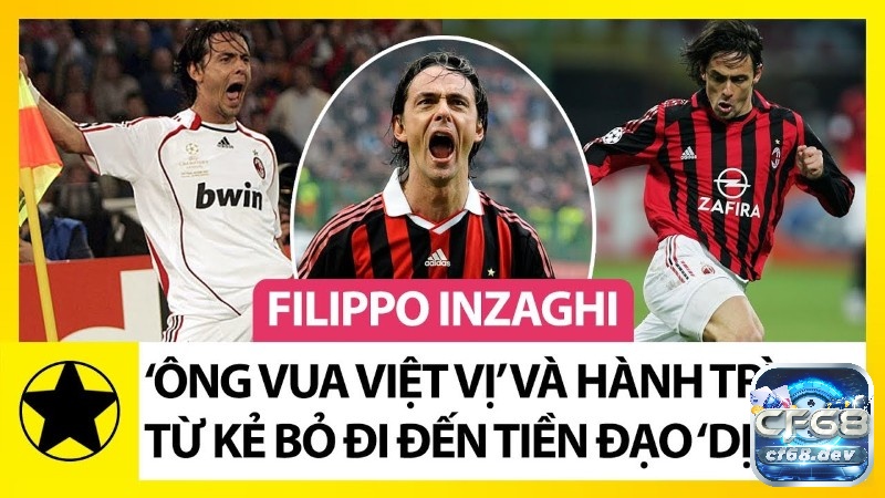 Tìm hiểu thông tin về vua việt vị Filippo Inzaghi