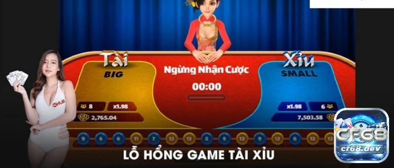 Lợi thế cho người chơi biết tận dụng lỗ hổng game tài xỉu