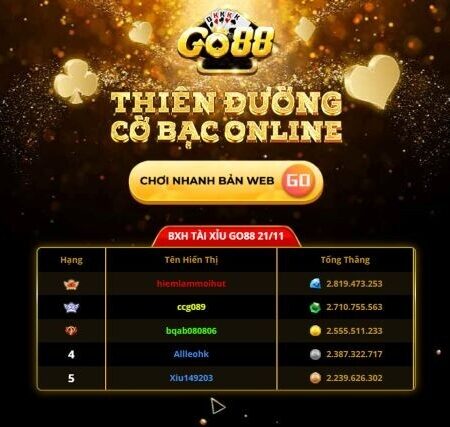 88Go tài xỉu – Cổng game sicbo uy tín nhất trên thị trường