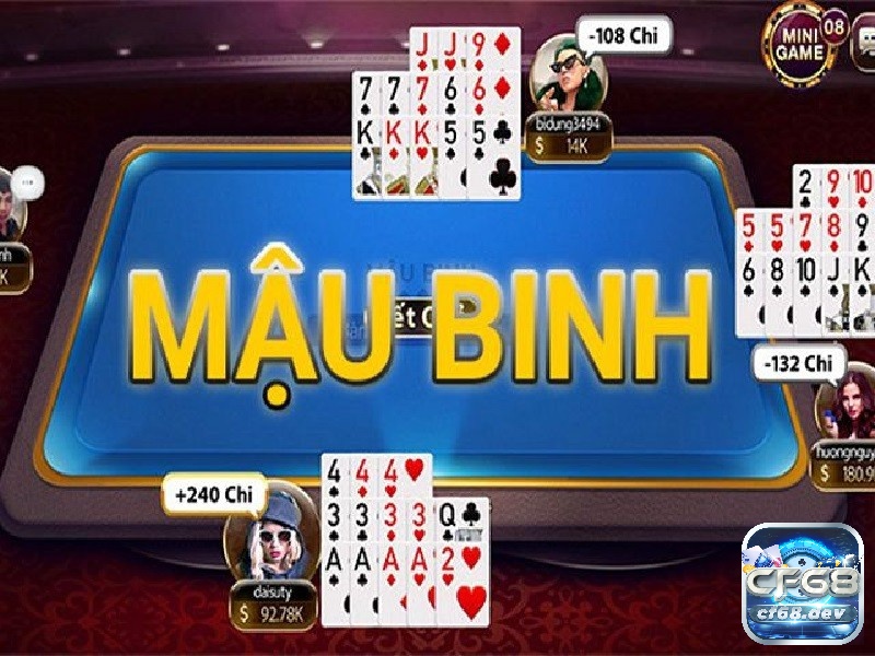 Mậu binh là tựa game khá thú vị bởi luật chơi của nó