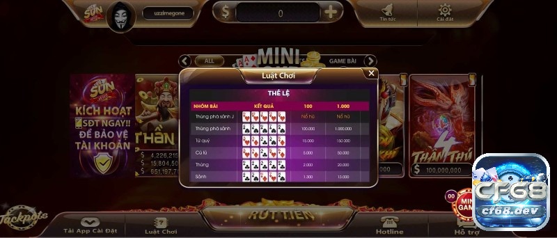 Luật chơi Mini Poker nắm rõ mang lại những lợi ích gì?