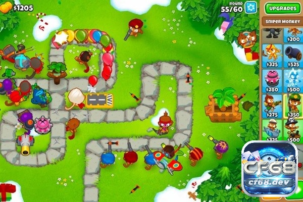 Bloons TD 6 sở hữu đồ họa sắc màu và đáng yêu