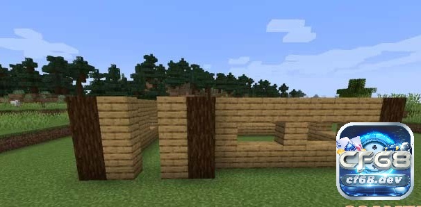 Tạo nền và xây tường kỹ lưỡng để tạo không gian đa dạng và thẩm mỹ cho ngôi nhà Minecraft nhé!