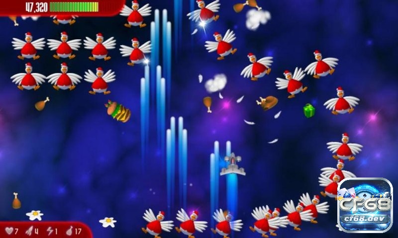 Game Chicken Invaders 3 có đồ họa sắc nét và khá vui nhộn