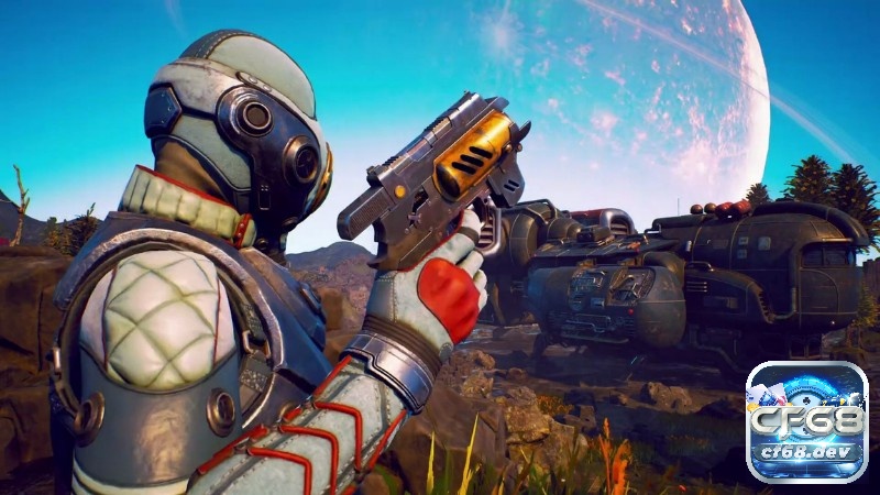 Game The Outer Worlds diễn ra tại một thuộc địa ngoài không gian