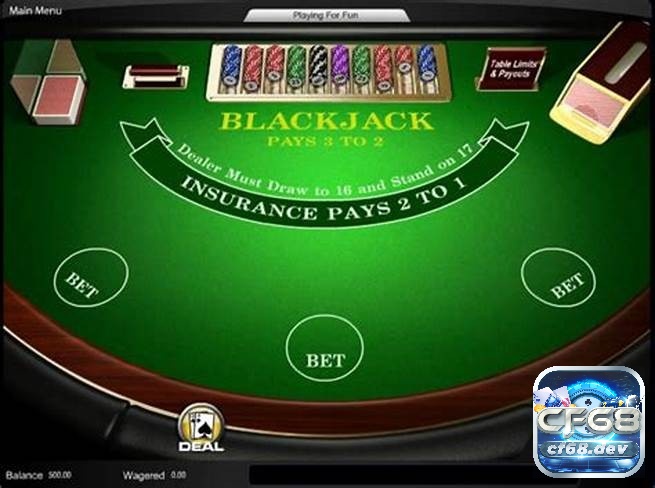 Blackjack - trò chơi bài đầy kịch tính và chiến lược.