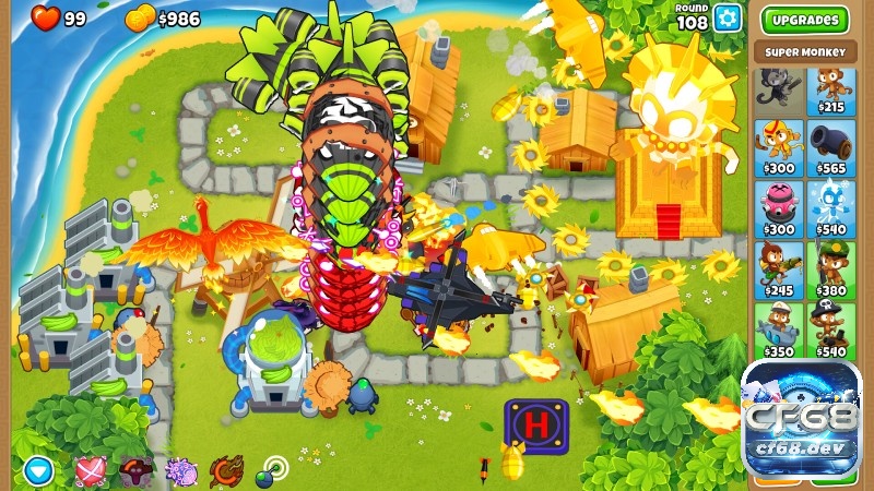 Bloons TD 6 là phần thứ sáu trong loạt game chiến thuật phòng thủ tháp nổi tiếng